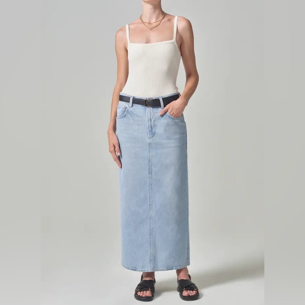 Citizens of Humanity Verona Column Skirt 30 Frequency